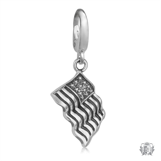 American Flag Charm