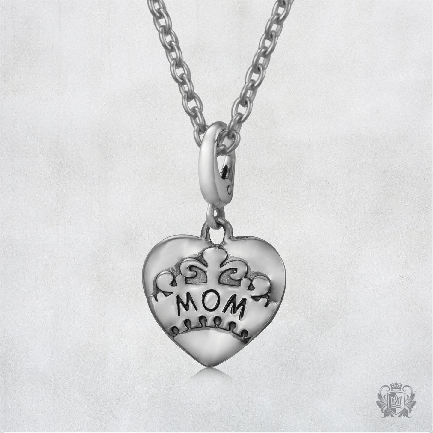 Mom Heart Charm