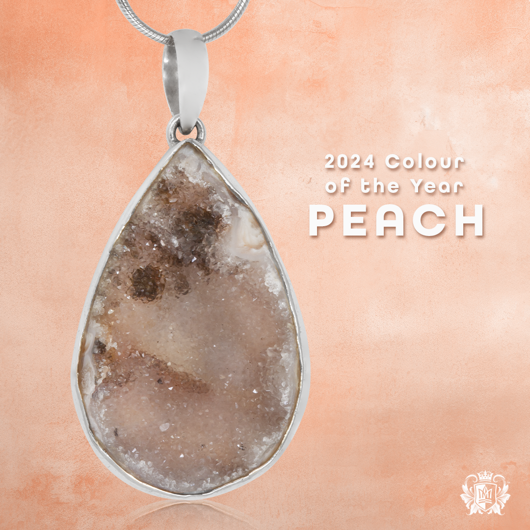 Teardrop Druzy Pendant