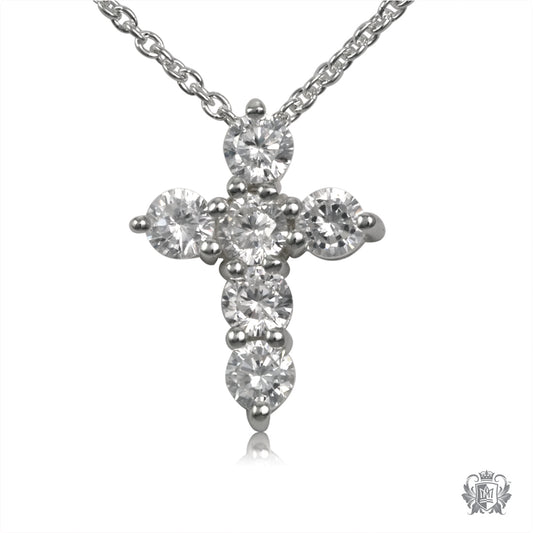 Large Six Cubic Prong Set Cross