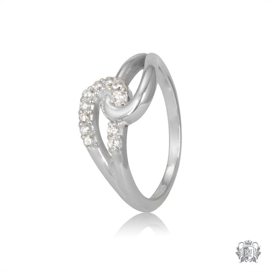 Embrace Loop Cubic Ring