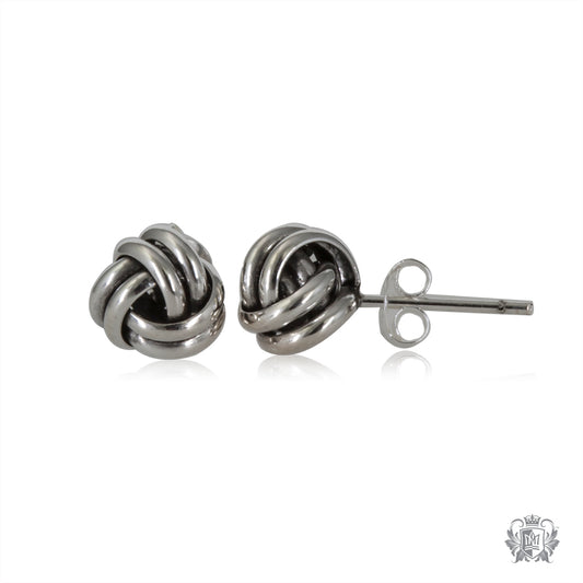 Oxidized Knot Studs