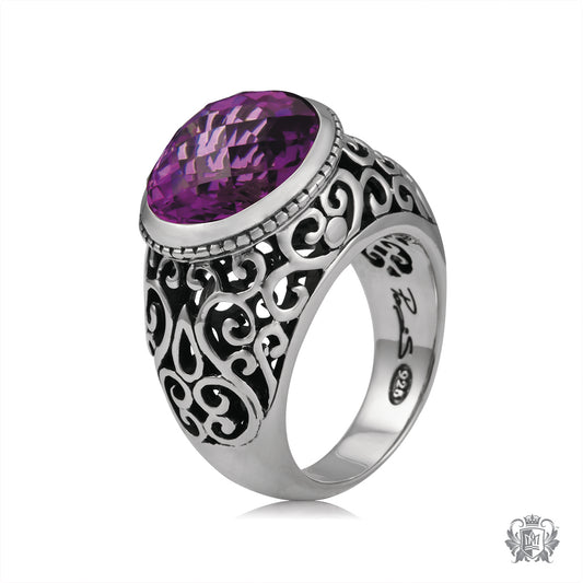 Oval Amethyst Ring