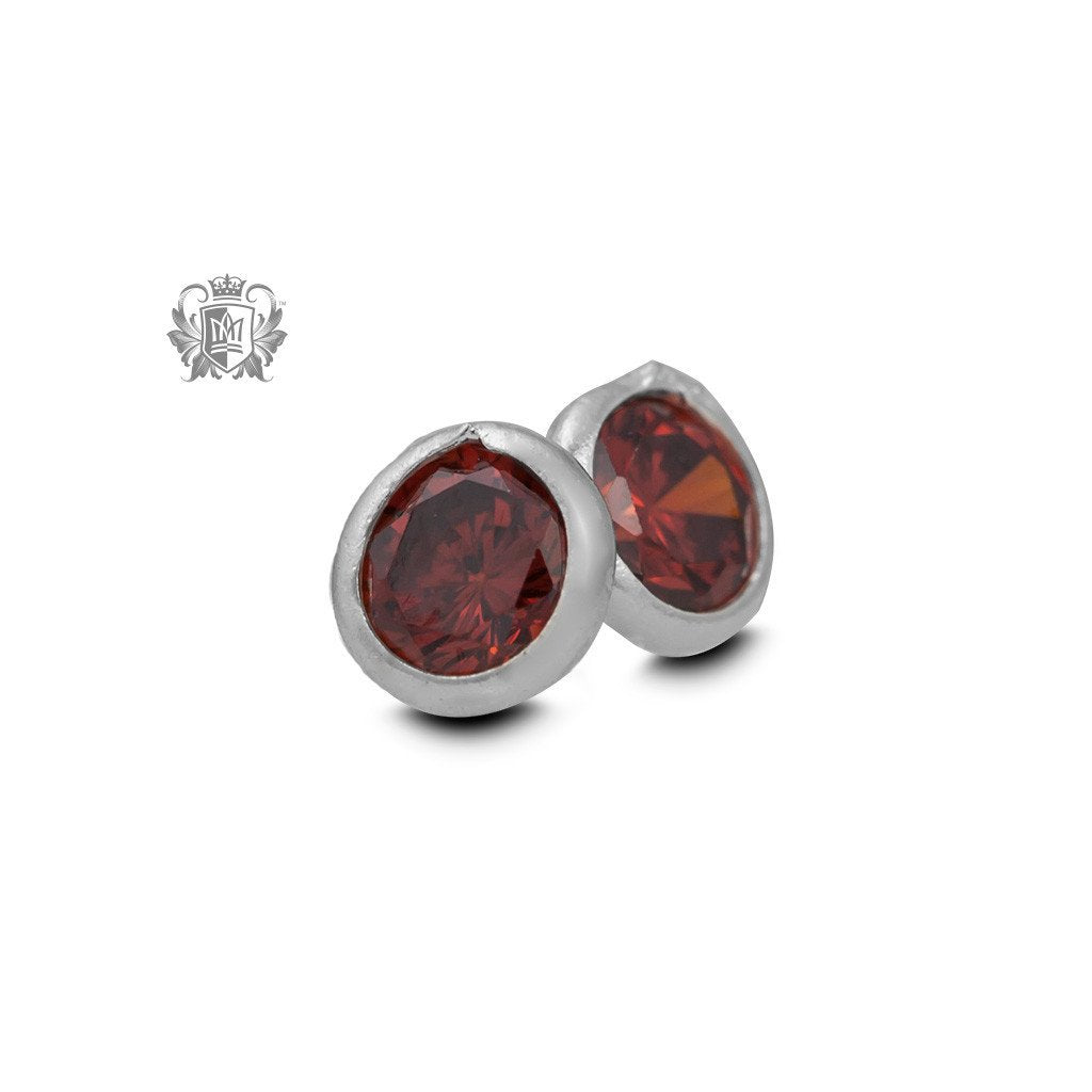 Birthstone Stud Earrings - Metalsmiths Sterling‚Ñ¢ Canada