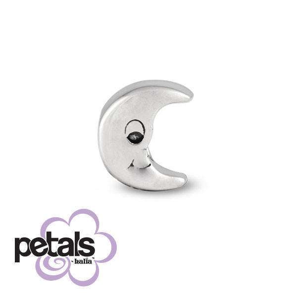 Man in the Moon -  Petals Sterling Silver Charm