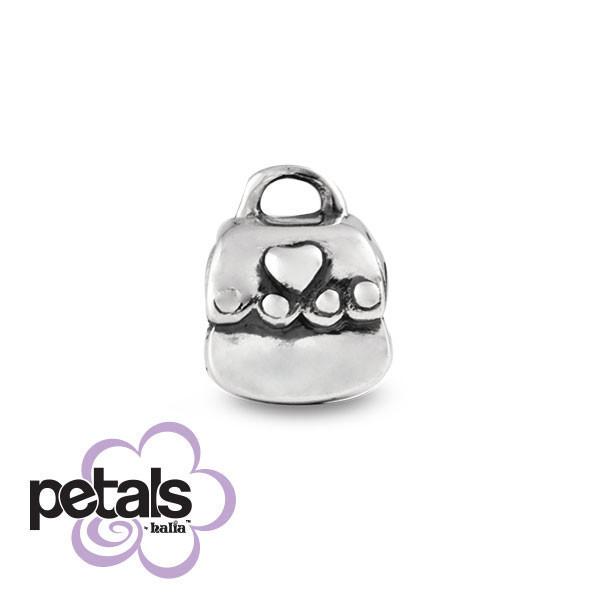 My First Purse -  Petals Sterling Silver Charm