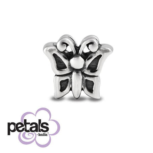Flutterby -  Petals Sterling Silver Charm