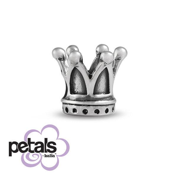 Half-Pint Princess -  Petals Sterling Silver Charm
