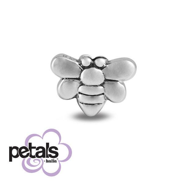 Honeybee Queen -  Petals Sterling Silver Charm