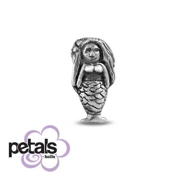 Littlest Mermaid -  Petals Sterling Silver Charm