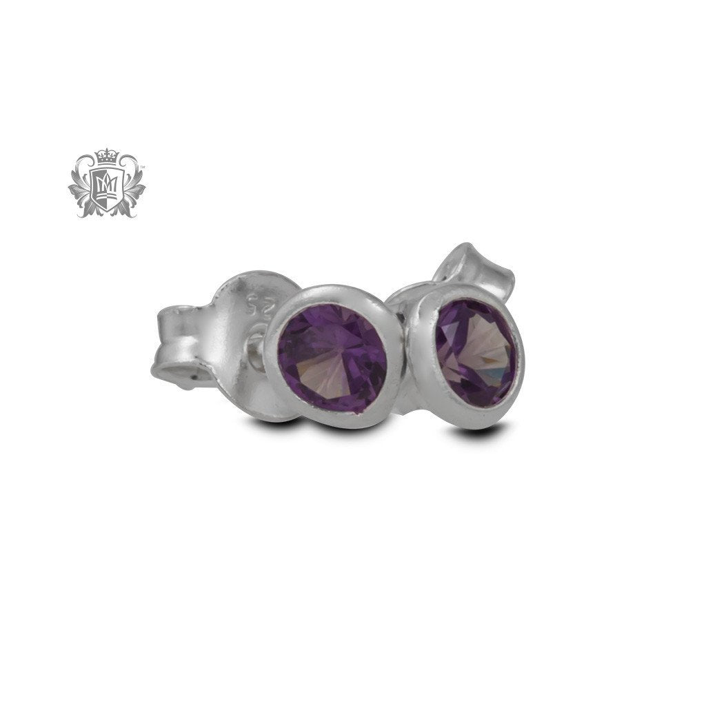 Birthstone Stud Earrings - Metalsmiths Sterling‚Ñ¢ Canada