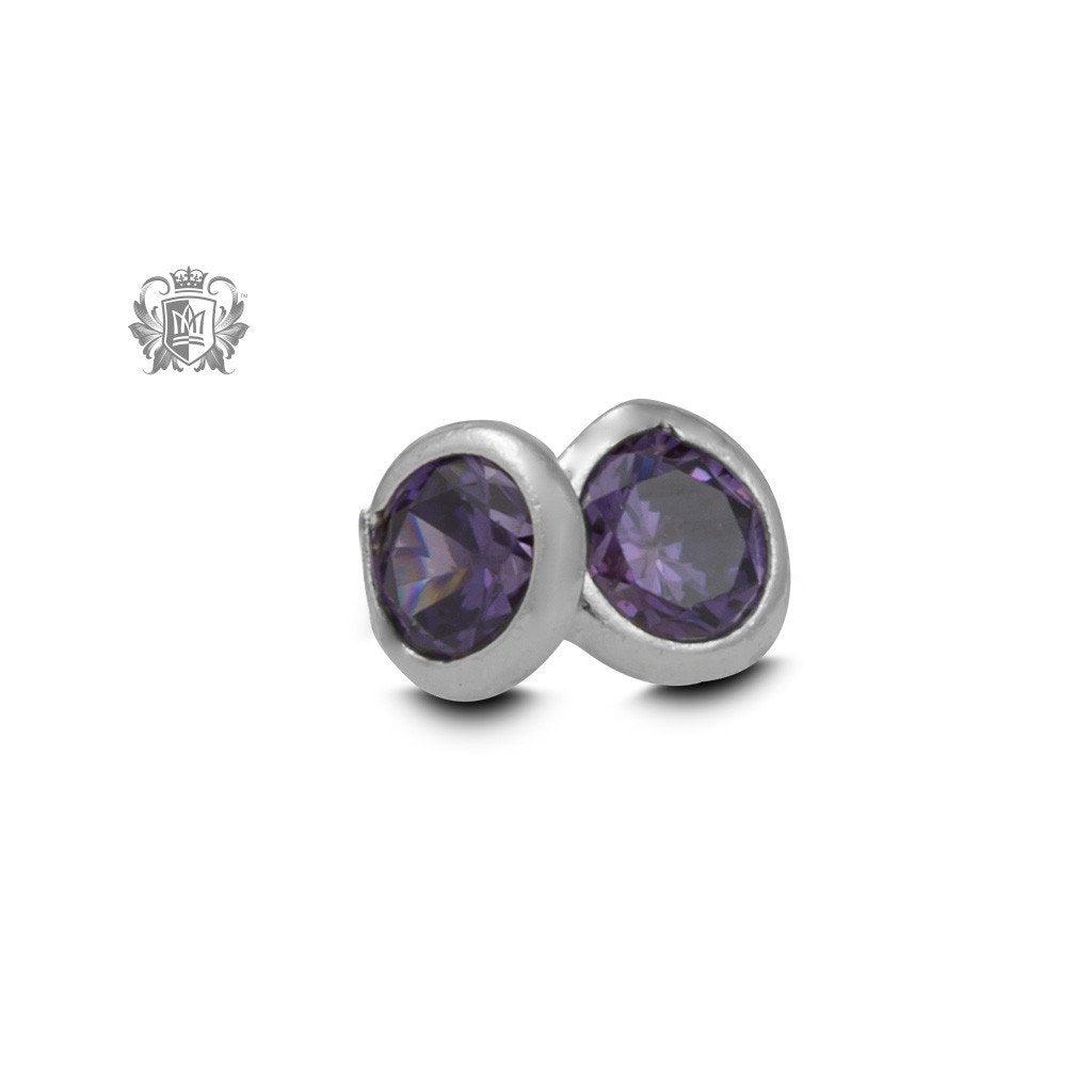 Birthstone Stud Earrings - Metalsmiths Sterling‚Ñ¢ Canada