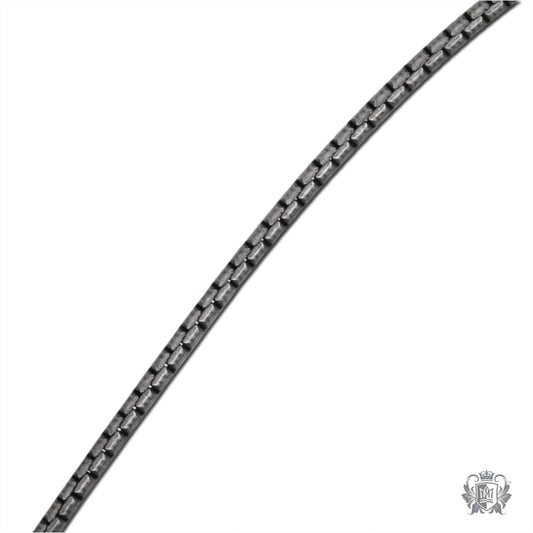 Oxidized Rounded Box Chain