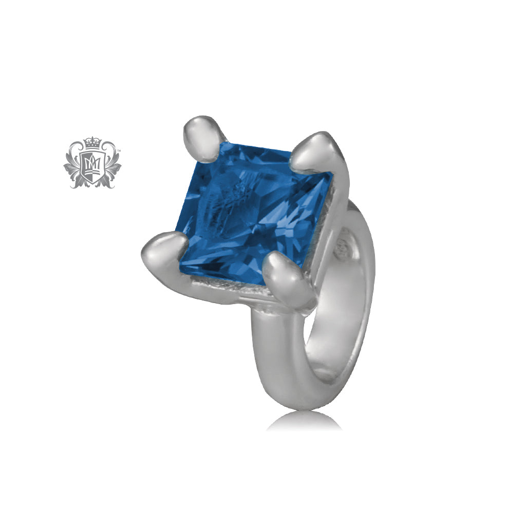 Cubic Prong Set Embrace Charm