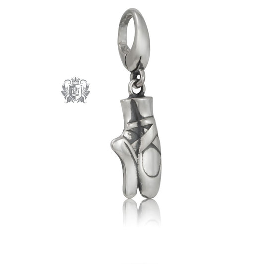 Metalsmiths Sterling Silver Ballet Slippers Charm