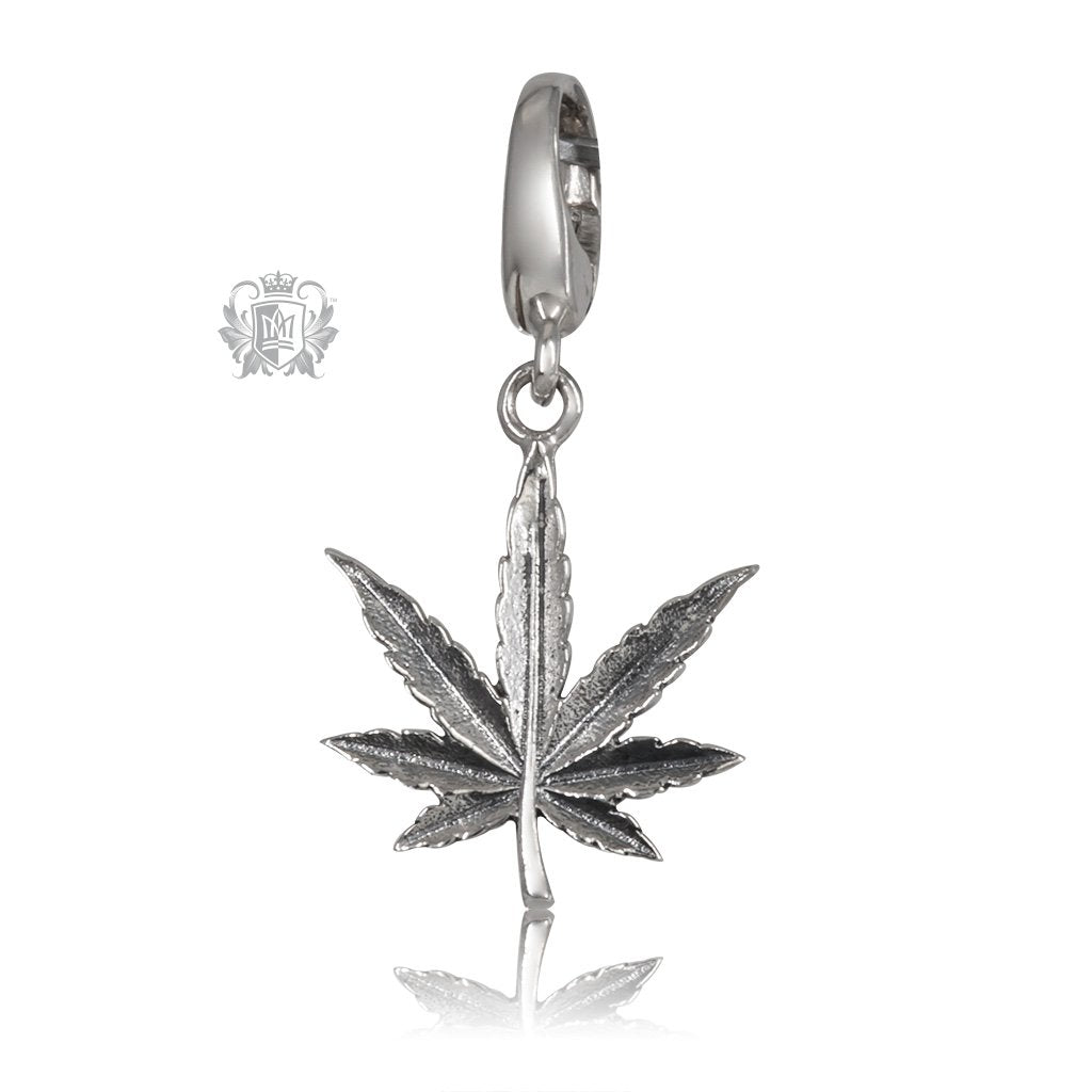 Cannabis Charm - Metalsmiths Sterling Silver