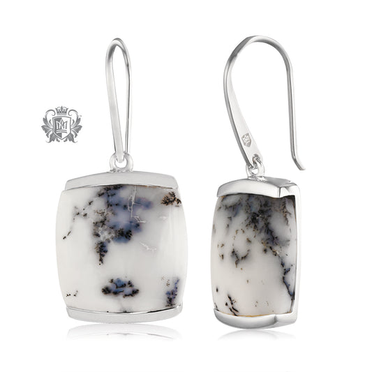 Square Hangers - Dendrite Agate