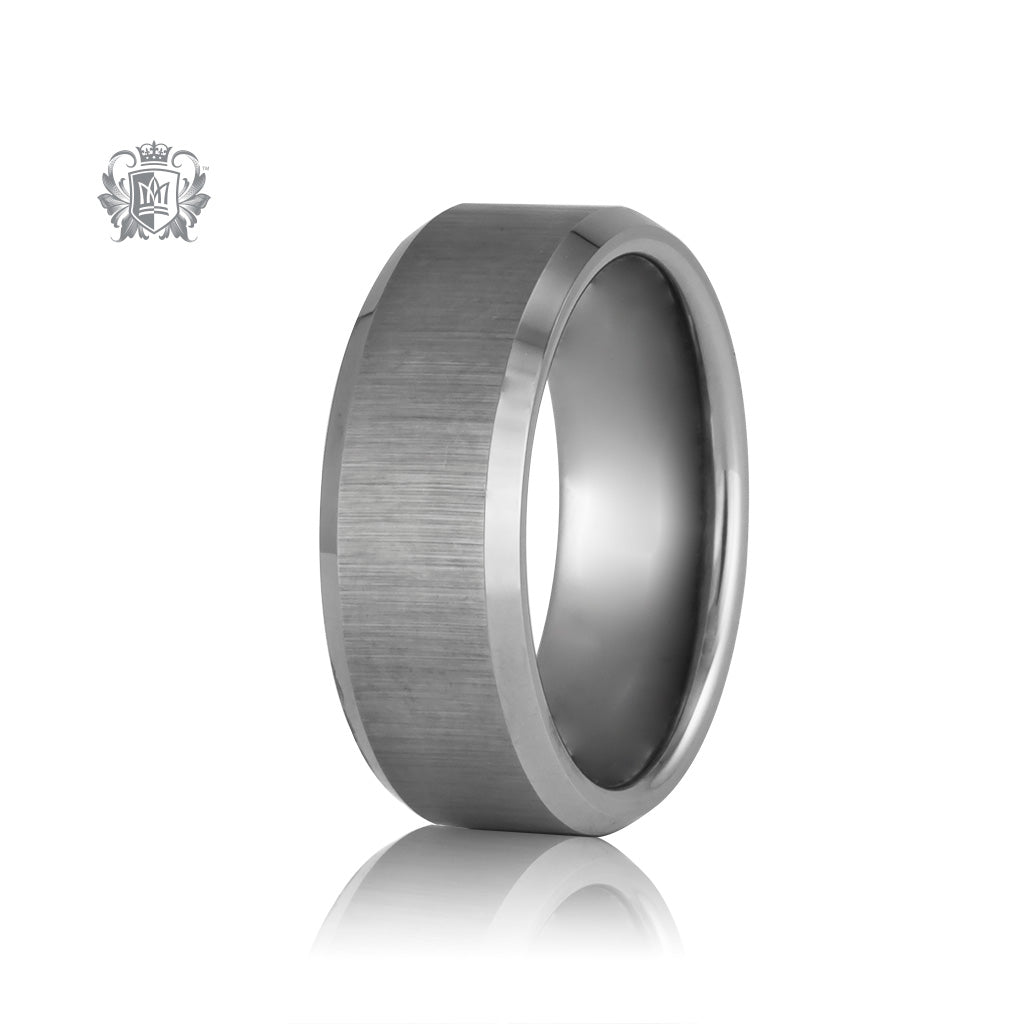 Tungsten Brushed Comfort Fit Band