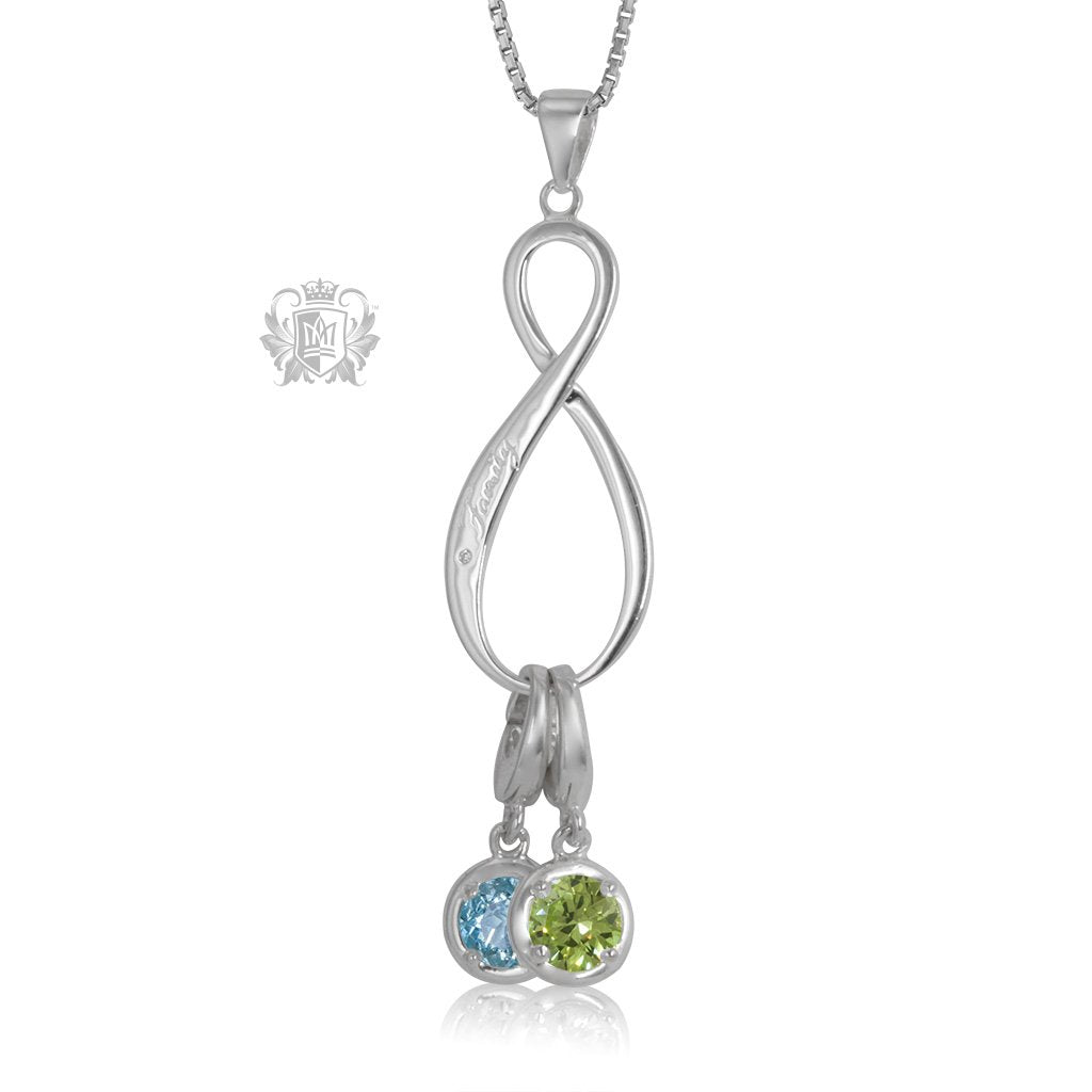 Forever Family Charm Keeper Pendant (Charms not included)
