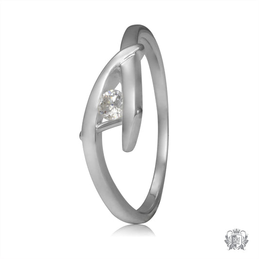 Gentle Sweep Ring Sterling Silver