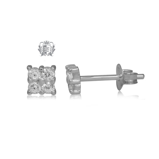 Clover Cubic Studs