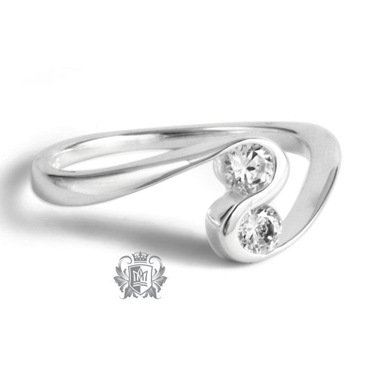 Serpentine Loop Ring - Metalsmiths Sterling‚Ñ¢ Canada