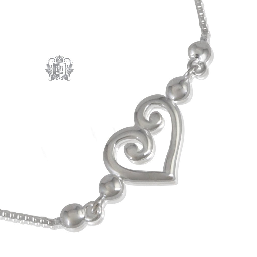 Whimsical Heart Bracelet Metalsmiths Sterling Silver