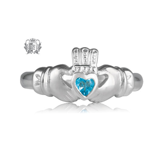 Claddagh Ring with Cubic