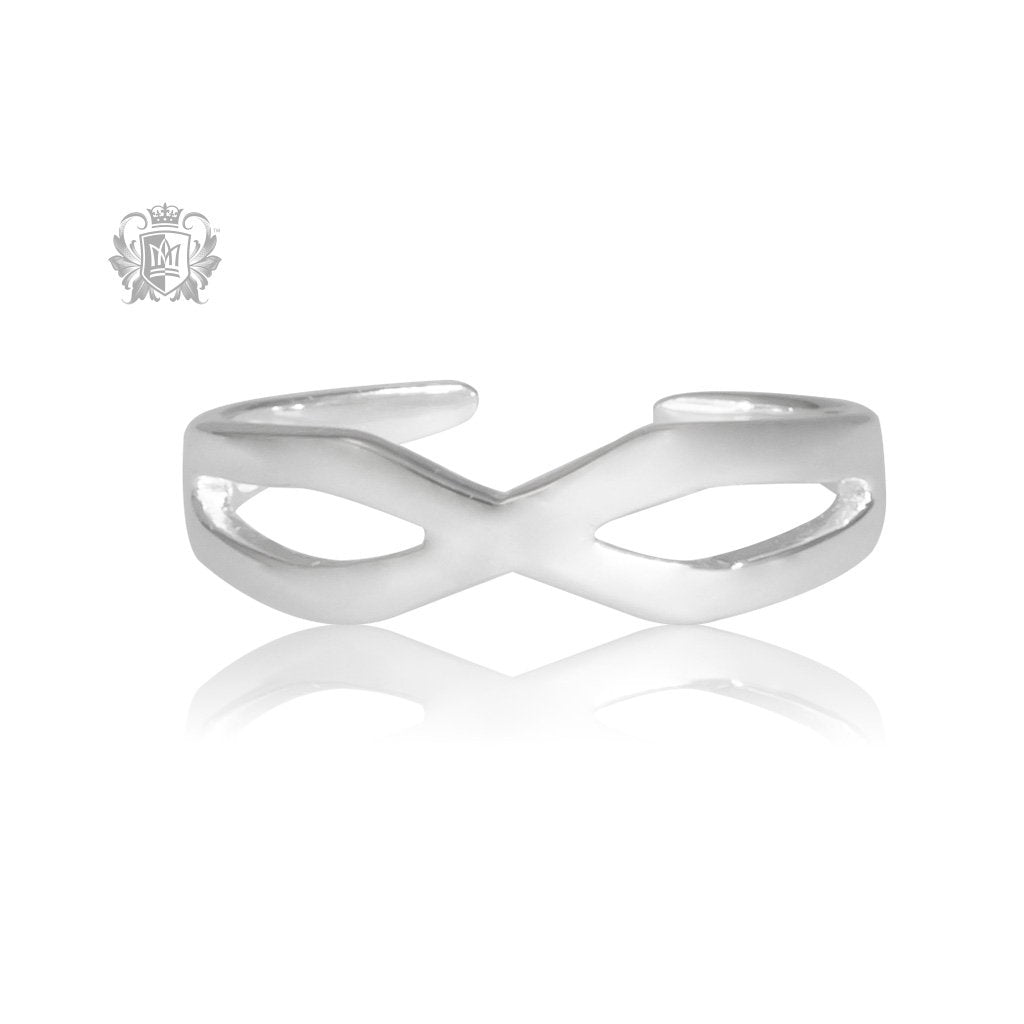 Metalsmiths Sterling Silver Crossover Toe Ring