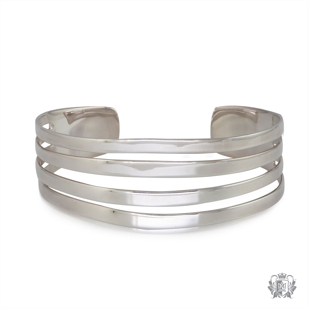 Four Band Cuff Bangle