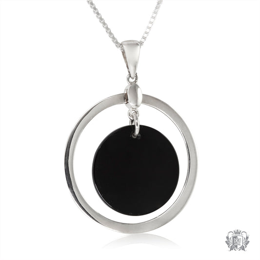 Onyx Orbit Pendant