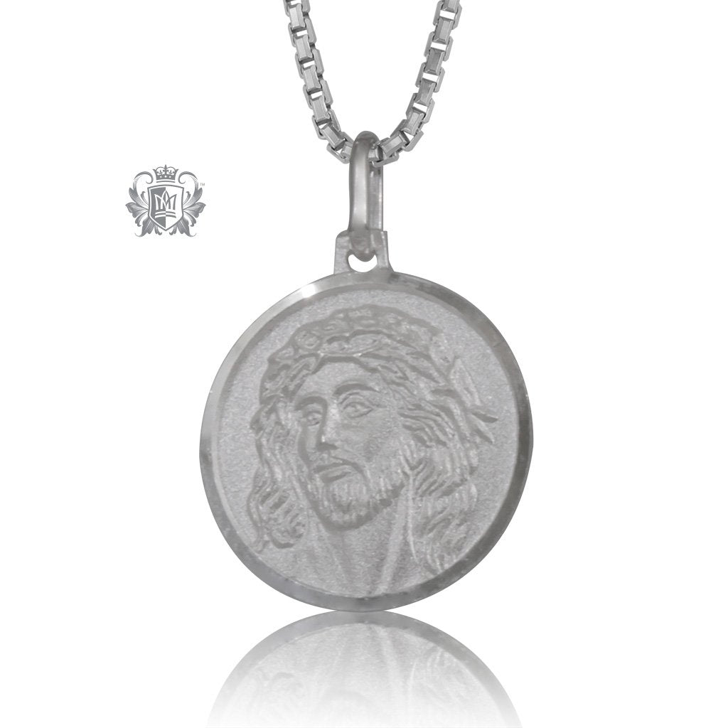 Jesus Medallion with Chain (not included)