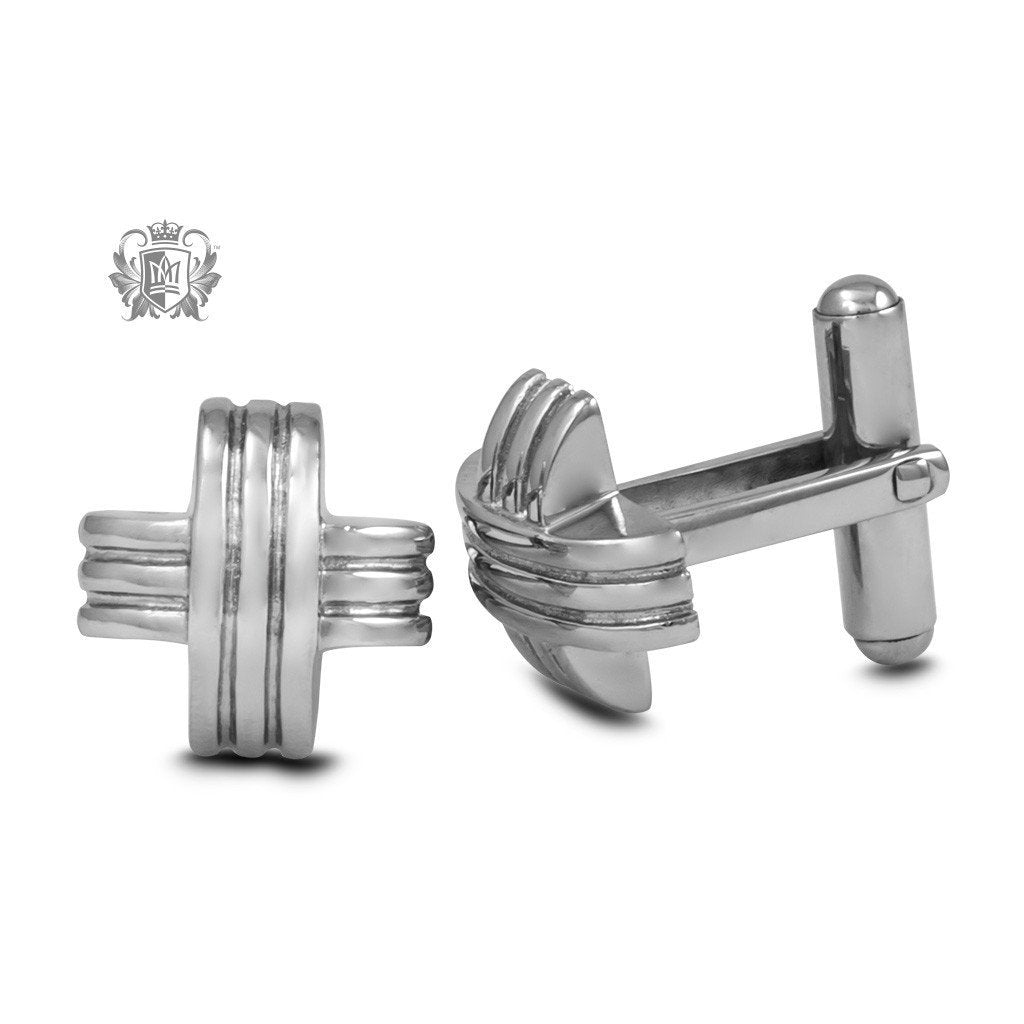 Stainless Steel Modern X Cufflinks - Metalsmiths Sterling‚Ñ¢ Canada