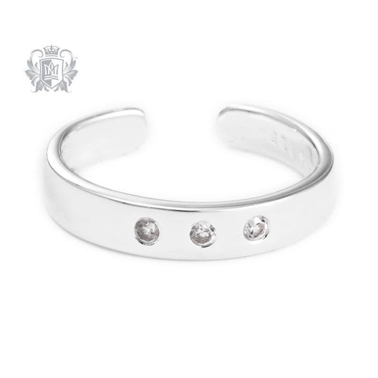 Triple Cubic Toe Ring - Metalsmiths Sterling‚Ä∞√£¬¢ Canada