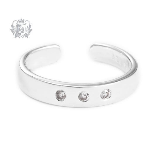 Triple Cubic Toe Ring - Metalsmiths Sterling䋢 Canada