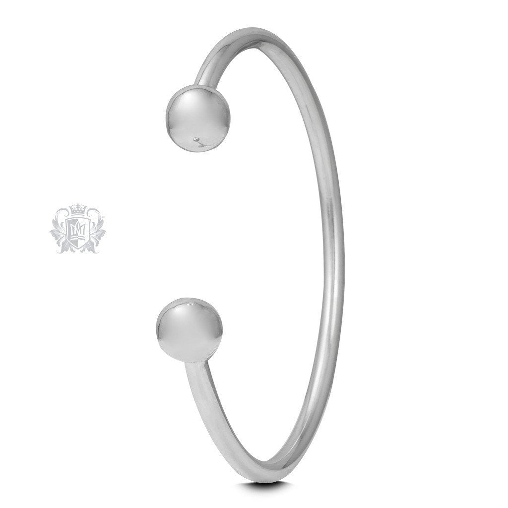 Large Spheres Cuff Bangle - Metalsmiths Sterling‚Ñ¢ Canada