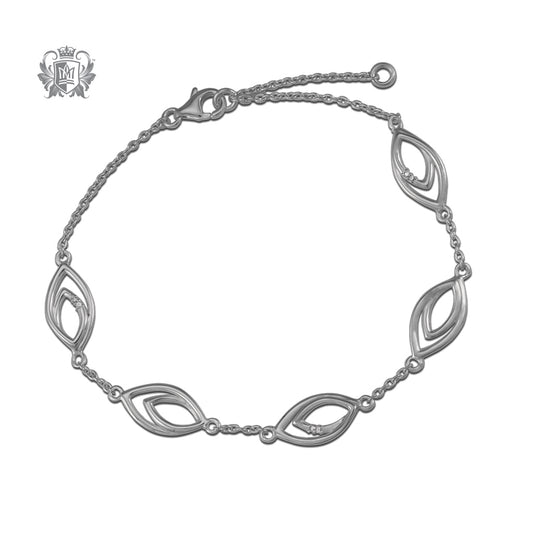Petal Diamond Bracelet