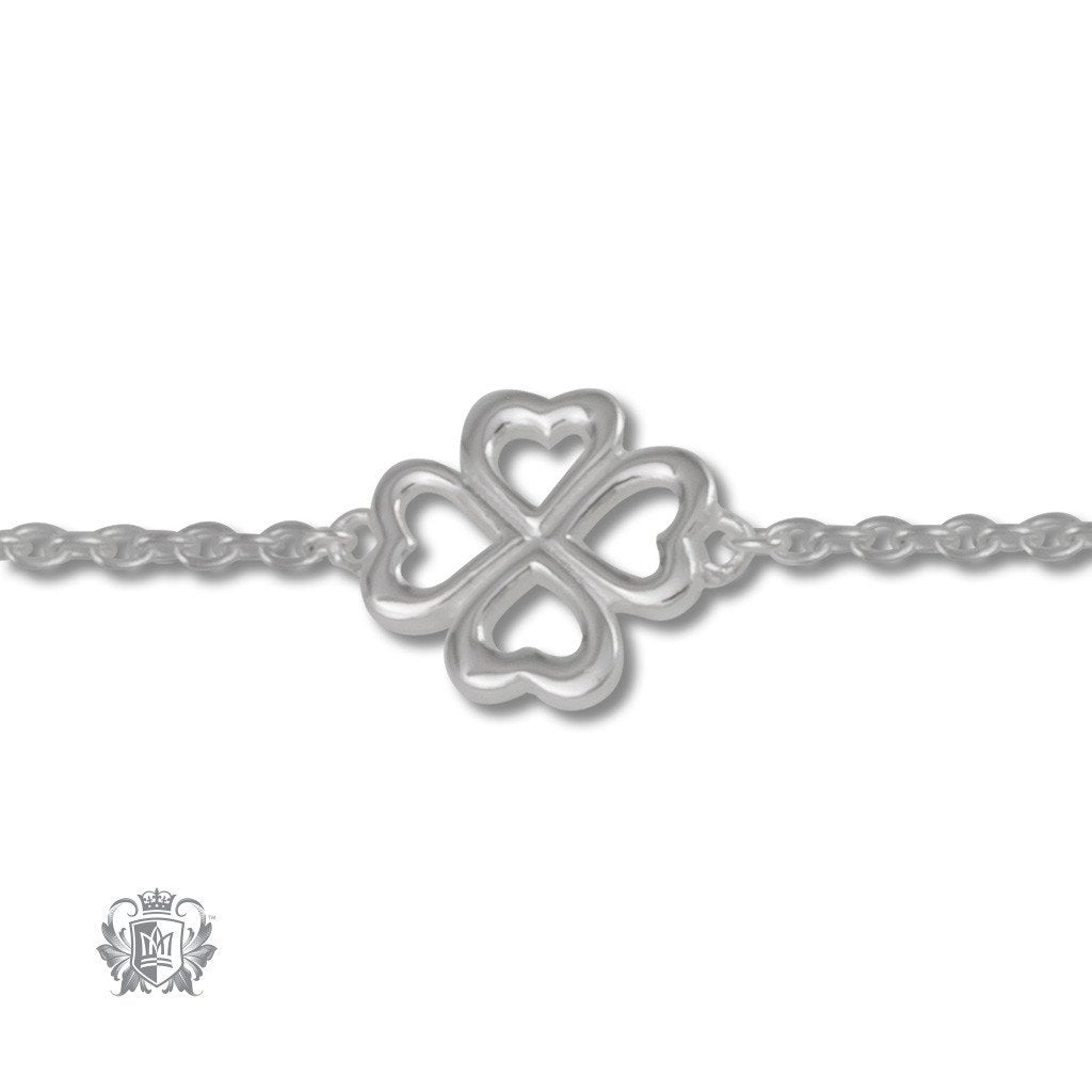 Four Leaf Clover Anklet - Metalsmiths Sterling‚Ñ¢ Canada