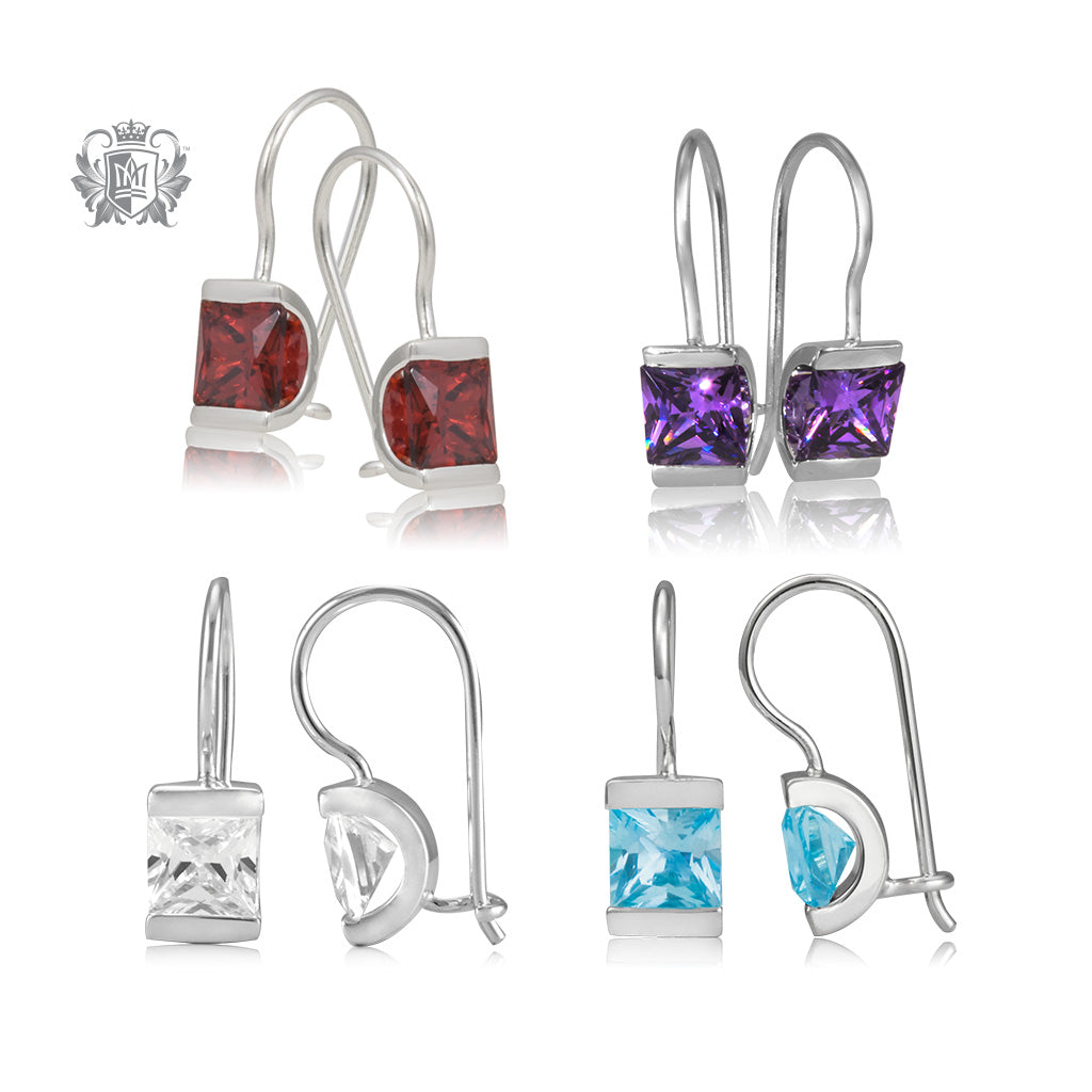 Square Gemstone Hangers