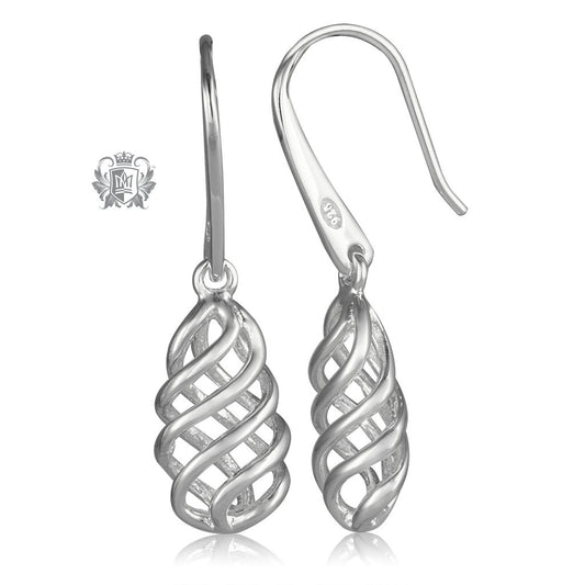 Undulate Earrings Metalsmiths Sterling Silver