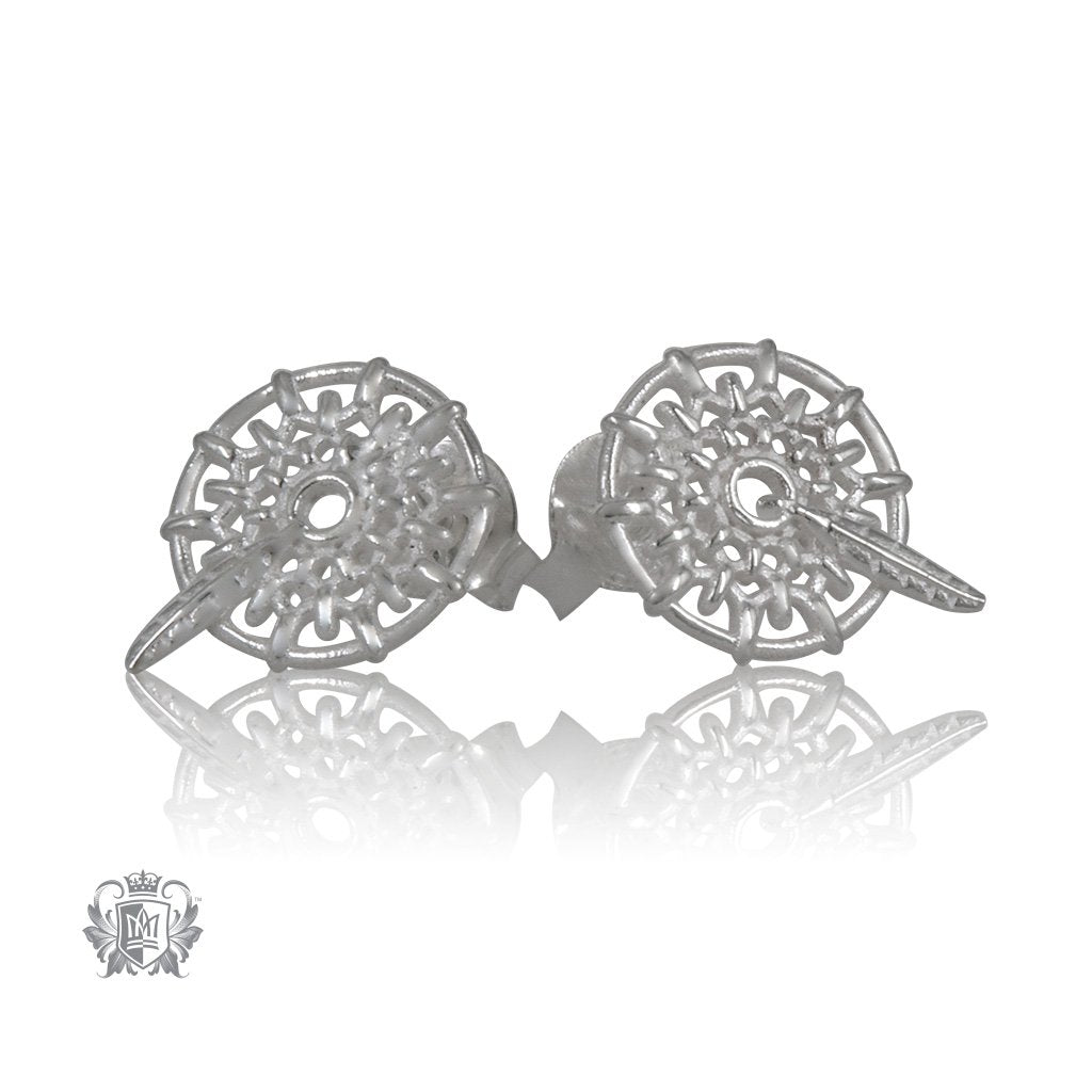 Dreamcatcher Stud Earrings Metalsmiths Sterling Silver