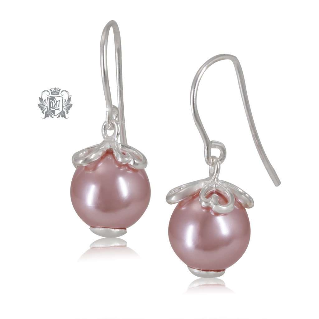 Blush Romance Hangers Pink Pearl Metalsmiths Sterling Silver