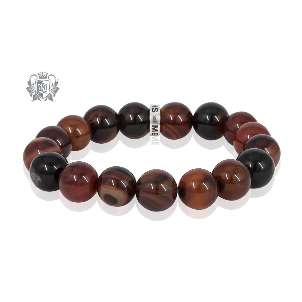 Brown Agate  Friendship Bracelet - Metalsmiths Sterling‚Ñ¢ Canada