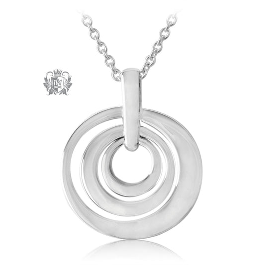 Triple Circle Drop Pendant