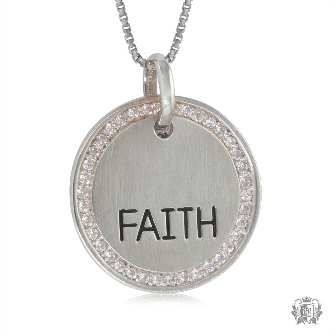 Cross Faith Medallion Pendant
