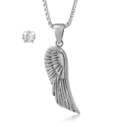 Antique Angel Wing Pendant Metalsmiths Sterling Silver