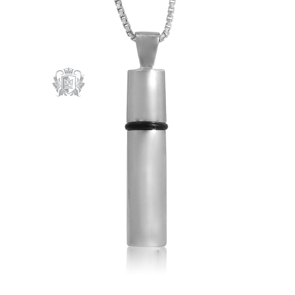 Memorial Pendant Sterling Silver Brass