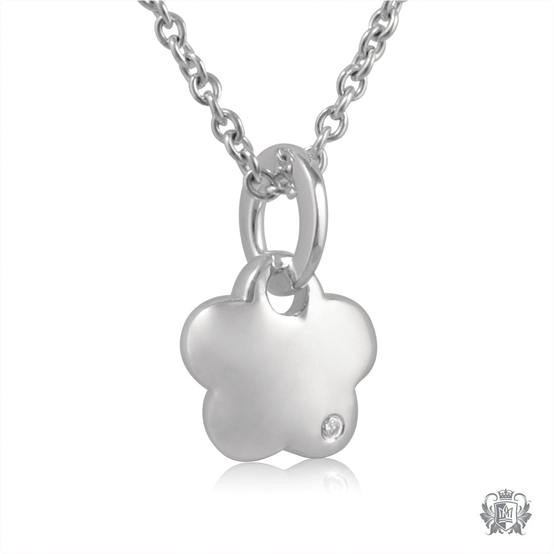 Small Daisy Diamond Pendant