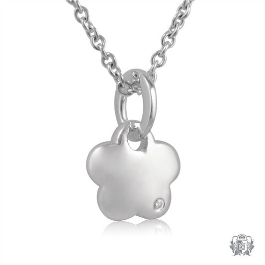 Small Daisy Diamond Pendant