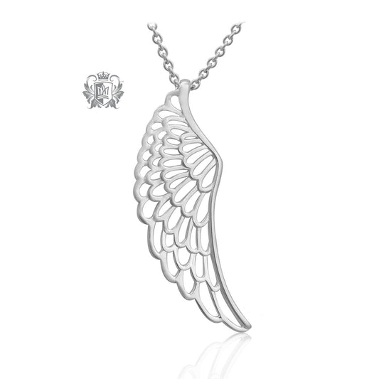 Cutout Angel Wing Pendant